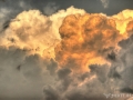 cumulus-orange-clouds